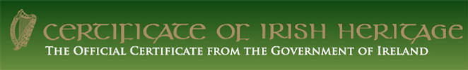 Certificate of Irish Heritage