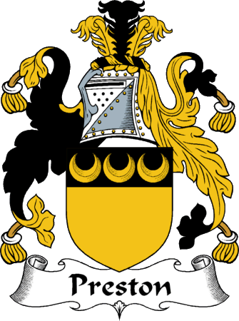 Preston Clan Coat of Arms