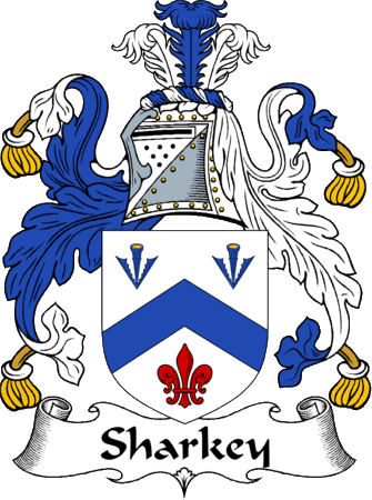 Sharkey Clan Coat of Arms