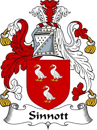 Sinnott Clan Coat of Arms