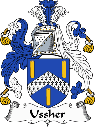 Ussher Clan Coat of Arms