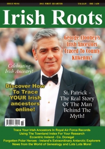 Irish Roots Magazine Cover.